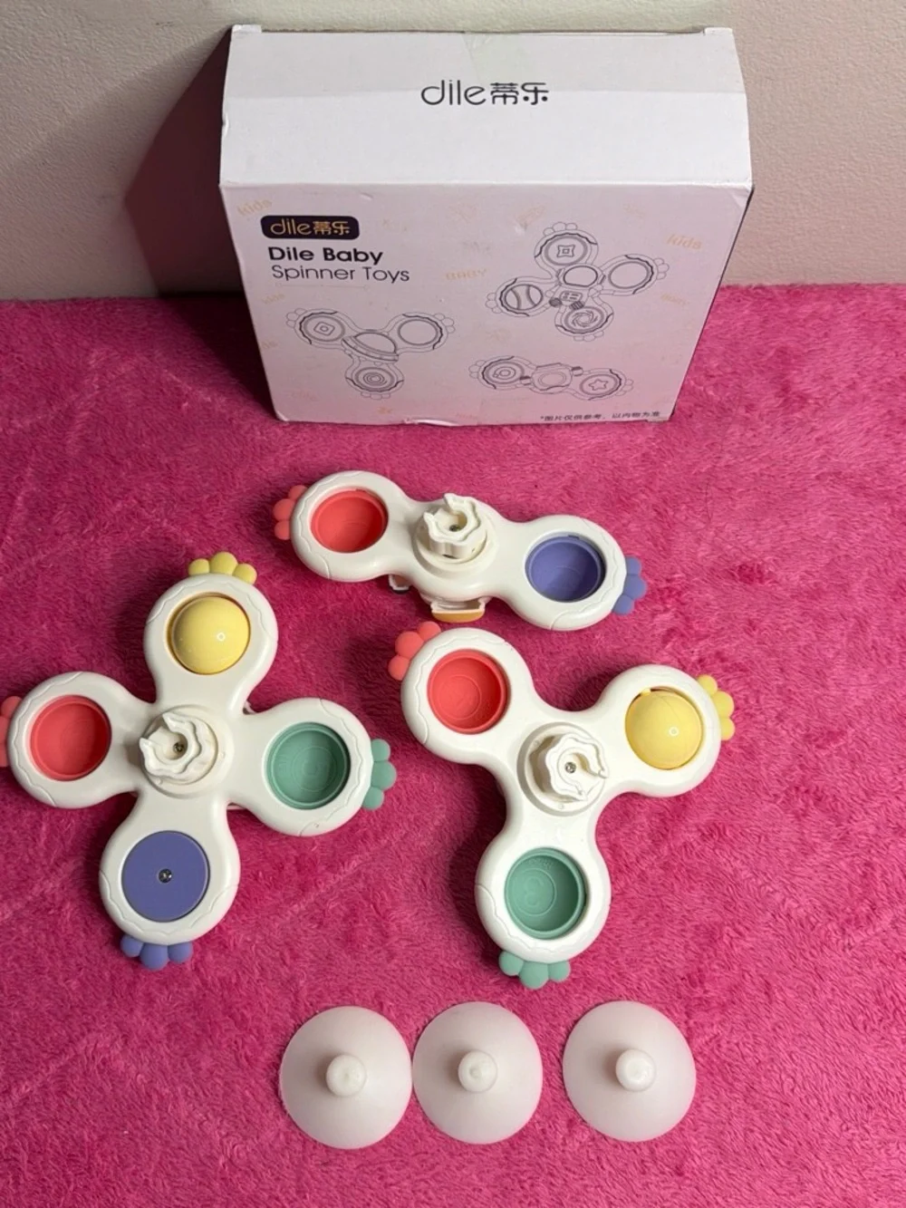 Colorful Pop Spinner Toy - Multicolor
